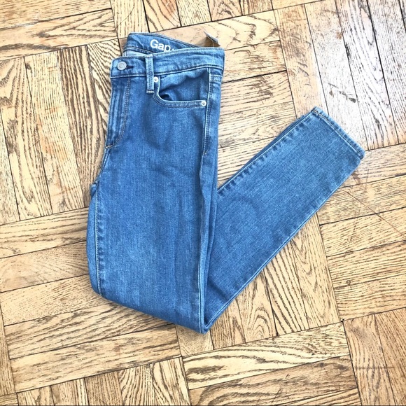 NWT Gap Mid Rise Skinny Jeans 26 Short/2P - Picture 3 of 5
